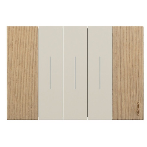 Living Now™ – Cover plate – Oak Wood - 3 Modules
