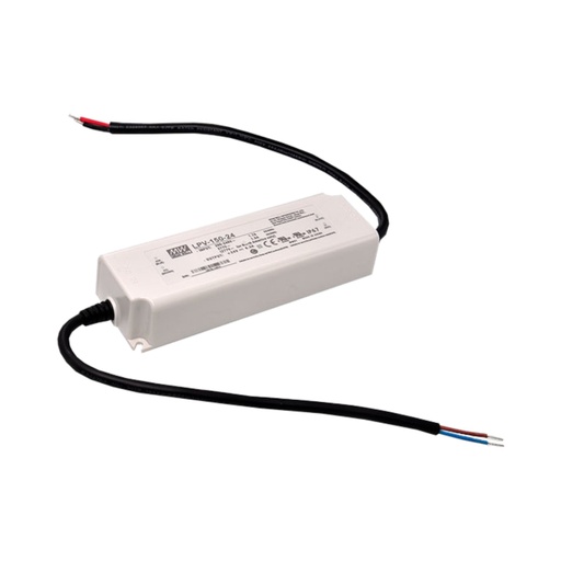 Constant Voltage LED Power Supply – LPV-150 Series – 12 V / 24 V / 48 V DC – 150 W – IP67