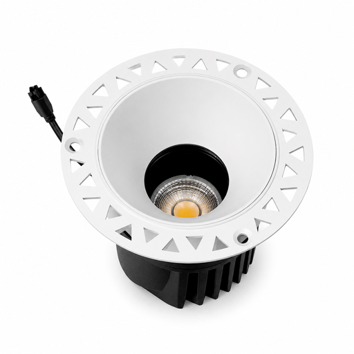 Trimless Recessed LED Downlight – Round, Anti-Glare, 40° / 60° Beam, Bridgelux Chip, Lifud Driver