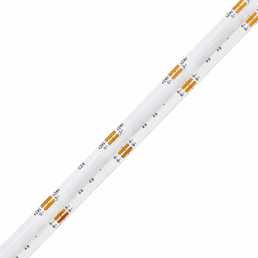 COB RGB LED Strip Light – 24V DC, 15W/m, 576 LEDs/m, IP20, 10m Roll