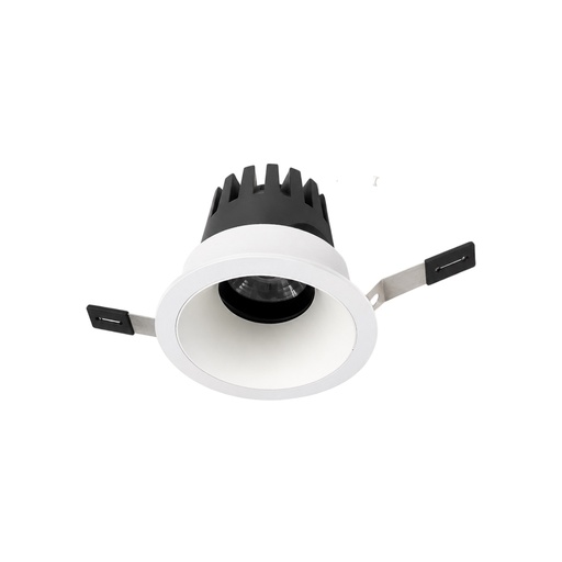 Adjustable Recessed LED Spotlight – 12W, 24°, 840lm,  3000K - 5000K with Switch