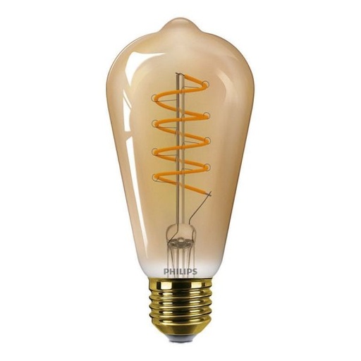 Philips MASTER Value Vintage LED Filament Bulb ST64 Amber Glass – E27 – 4W (25W Equivalent) – 1800K - Dimmable