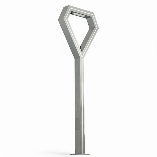 [LT-B7020-1] Outdoor City Pole Light Hexagonal 30W + 100W LED Profile