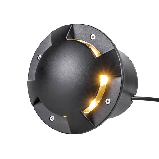 Outdoor Pathway Light 4 Sides 12W 3000K Black