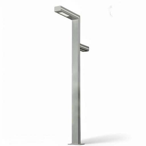 [LT-B7080-2] Outdoor City Pole Light 2*30W + 70W LED Profile