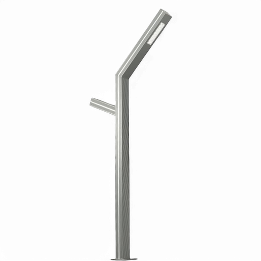 [LT-B7030-2] Outdoor City Pole Light 2*30W + 70W LED Profile