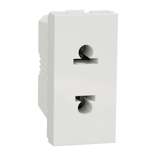 Socket-outlet, New Unica, 2P, 16A, Euroamerican