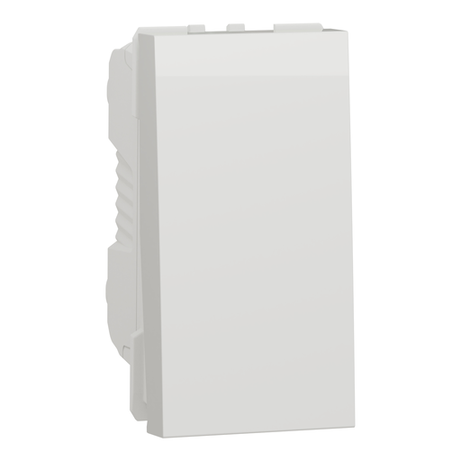 Switch, New Unica, mechanism, 1-pole 1-way, 16AX, 1 module, screw terminals, untreated, IP4X
