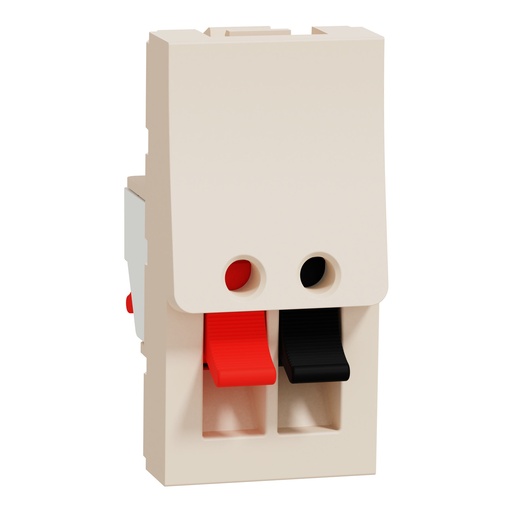 Loudspeaker socket, New Unica, 1 module