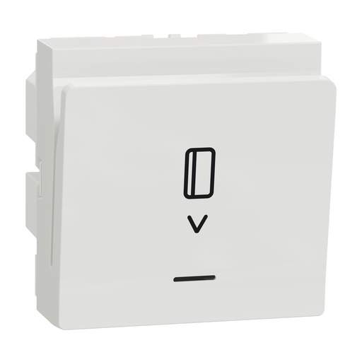 [NU354018] Card switch, New Unica, 1-pole 1-way, electronic, 8A, 2 modules