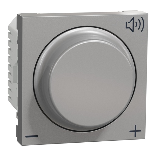 Volume controller, New Unica, 12V, 2 modules