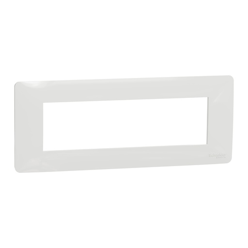 [NU210718] Cover frame, New Unica, 1 gang, 7 modules, white