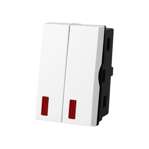 Double Switch 16A/250V~ - Merlot