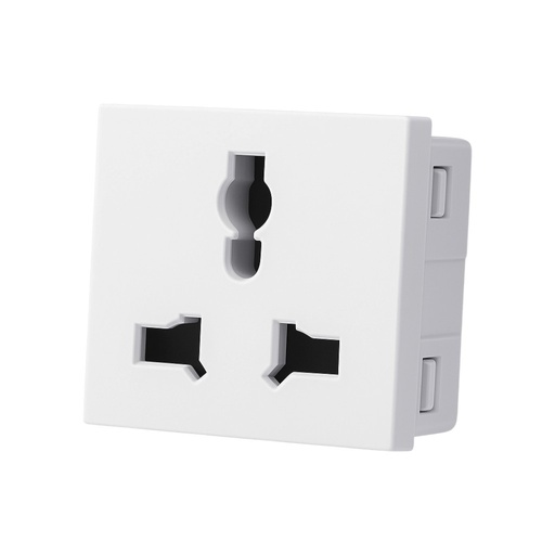 International Socket 13A/250V~ 2 Modules - Merlot