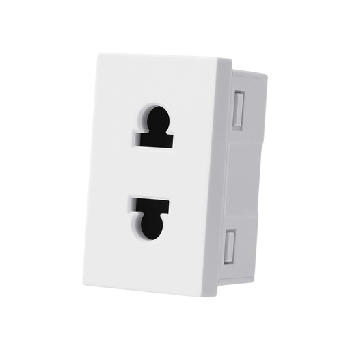 2 Pole American Socket 16A/250V~ - Merlot