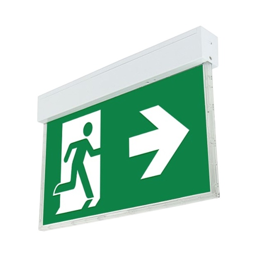 Emergency EXIT Sign Surface LDVAL EM BLADE 4.2W 30M 3H