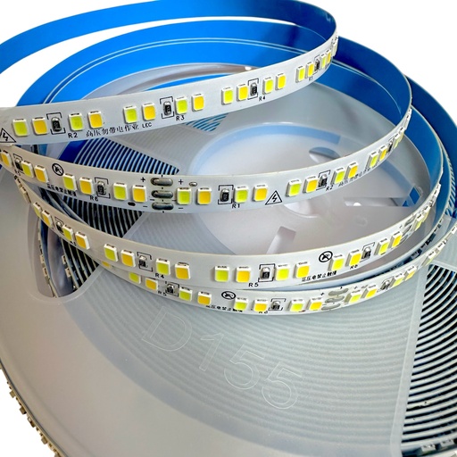 Strip Light 192D/m AC220V 10m Roll – CCT Adjustable (3 Colors) – With Power Plug