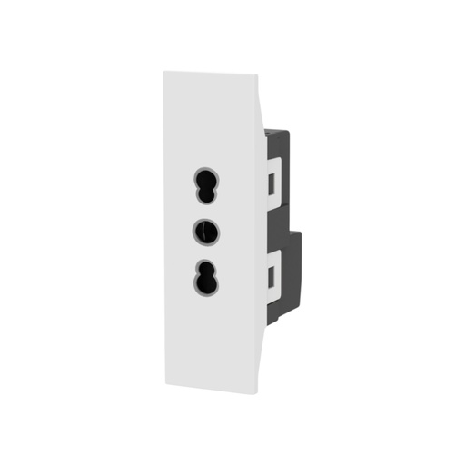 Italian Socket 16A with earth - 1 Module - KION