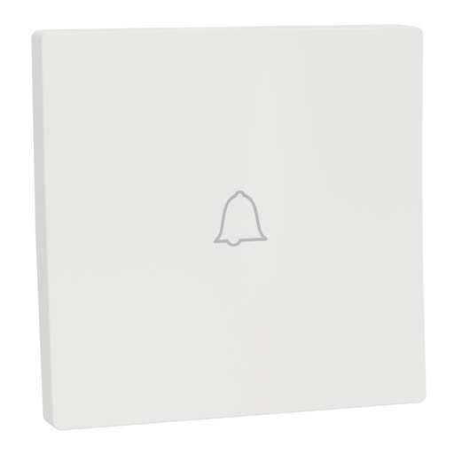 [M3TB31_BP_2M] Doorbell Switch, Miluz E, 10A 250V 2 Module White