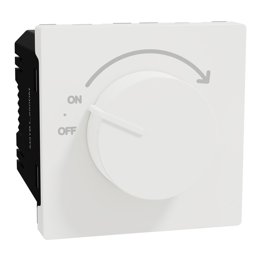 [M3TB1_250DM] Rotary Dimmer, Miluz E, 4‑250 W 220‑240 V 2 Module White