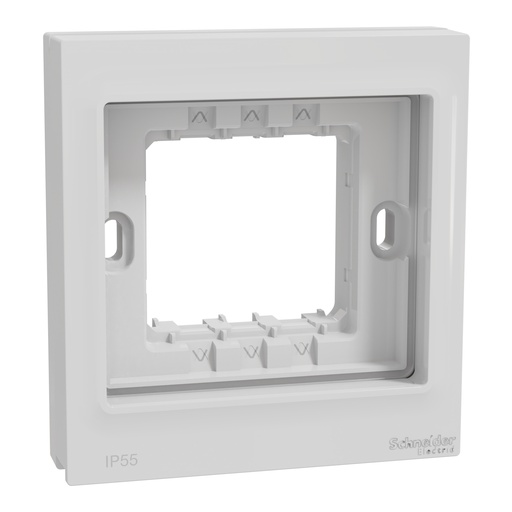 [M3TB01_EWP] Weatherproof Box, Miluz E, 1 Gang 2 Modules IP55 White