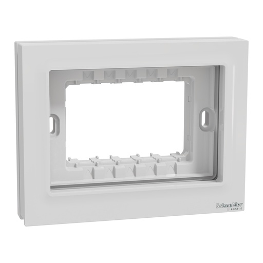 [M3TB01_WP] Weatherproof Box, Miluz E, 1 Gang 3 Modules IP55 White