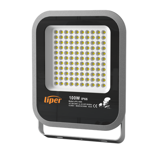 Liper BT Series IP66 Floodlight – 100W–400W, Black