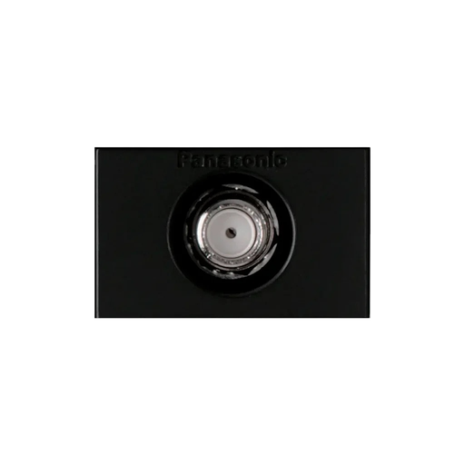 [WEG2731B-8] Flatima Series Accessories F Type Television Terminal [Current Passing Type] [Black]