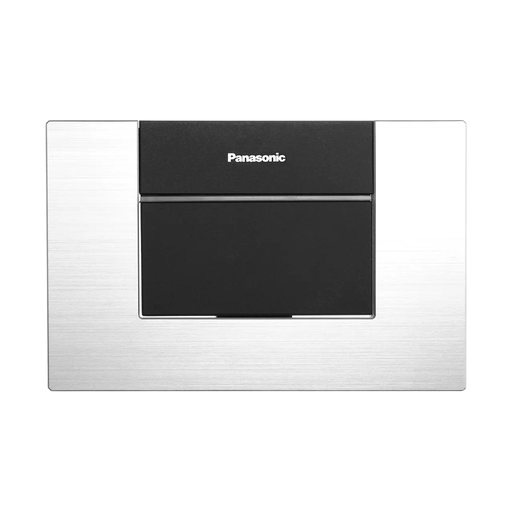 [WTEP51512S-1] Flatima Series Switches 2Way Switch, 2‑Way, 1‑Device with Plate, Quick Connect Terminal [Silver] 16AX 250V‑, Full Set